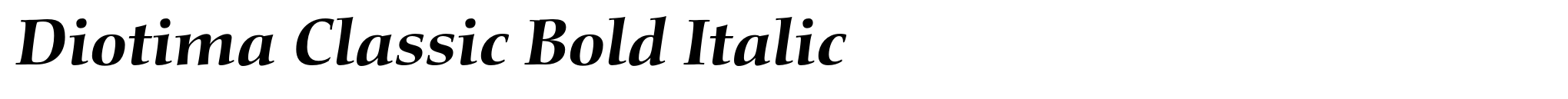 Diotima Classic Bold Italic image